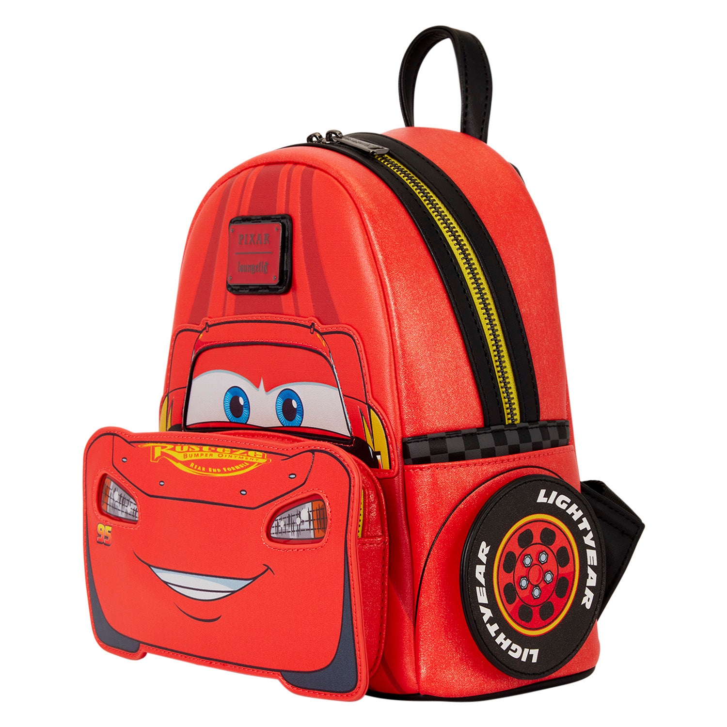 Disney Pixar Cars 20th Anniversary Lightning McQueen Metallic Light-Up Mini Backpack - Loungefly - 4th Sept 2026
