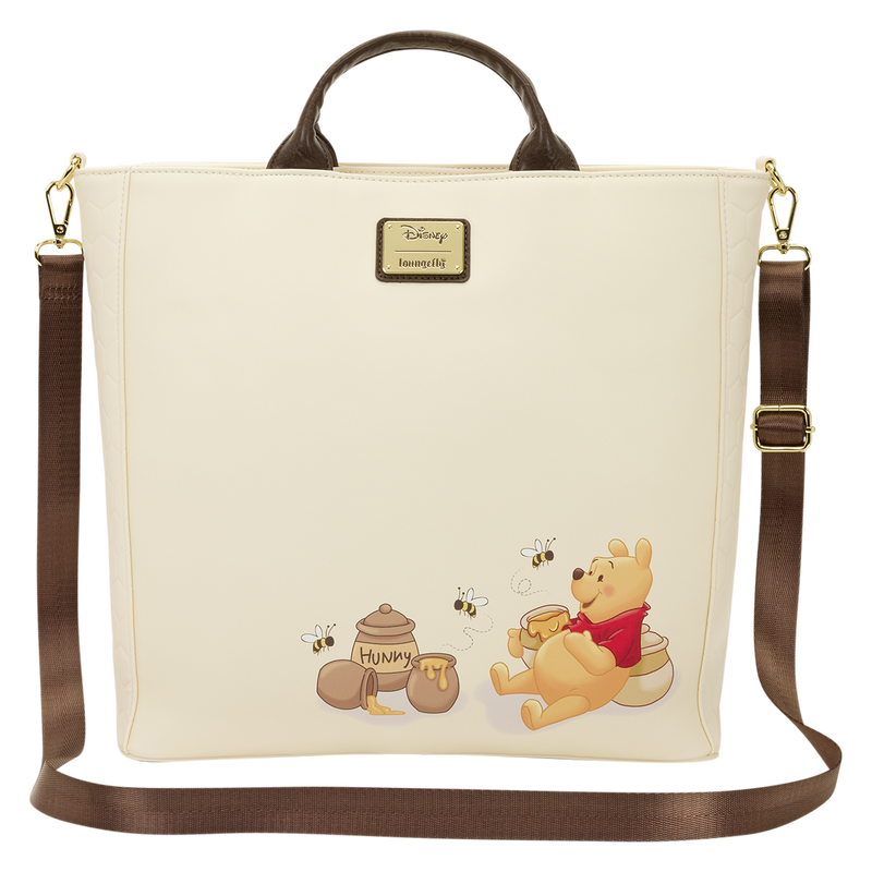 Winnie the Pooh Hundred Acre Wood Tote Pin Trader Crossbody Bag - Loungefly