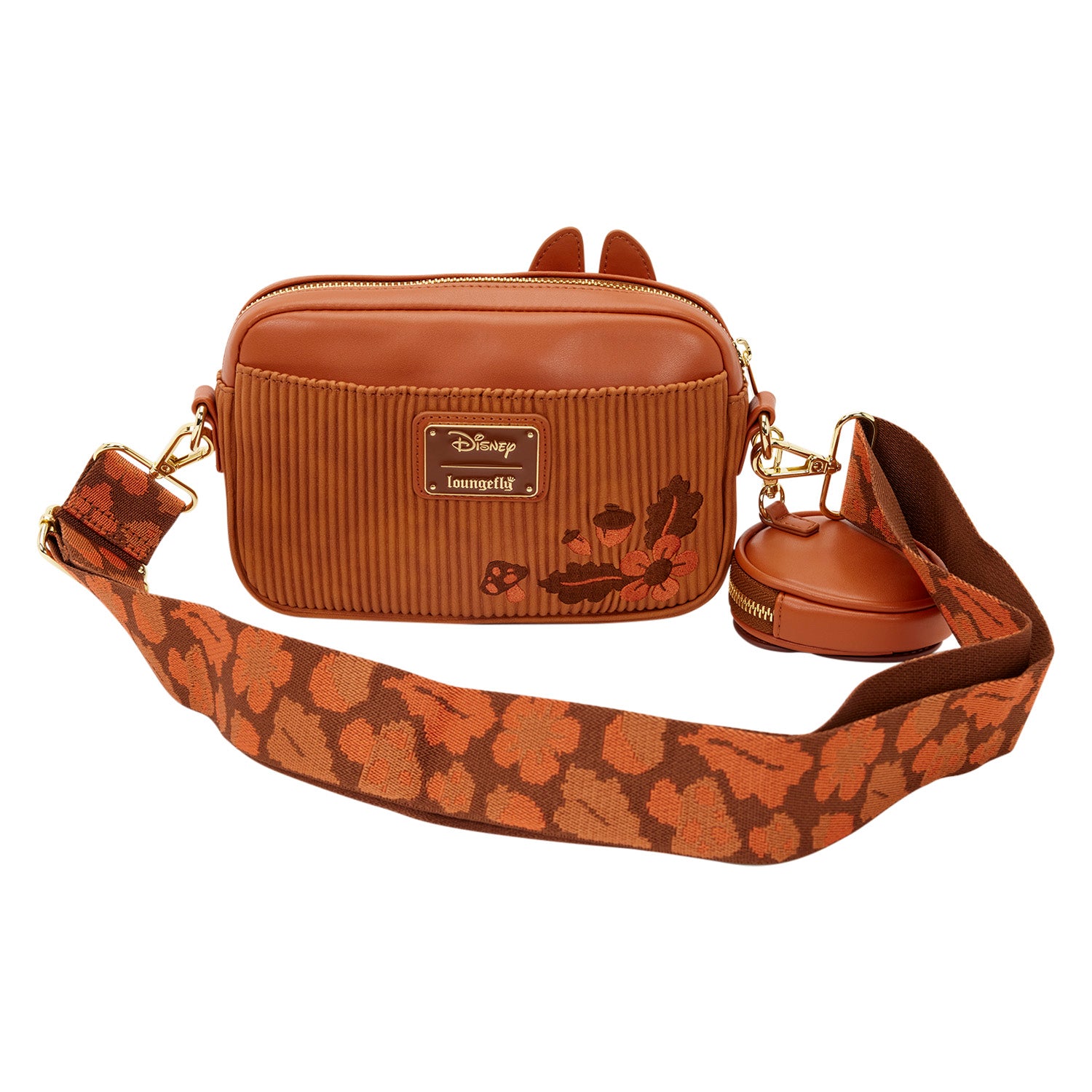 Chip and Dale Corduroy Sling with Coin Purse - Loungefly