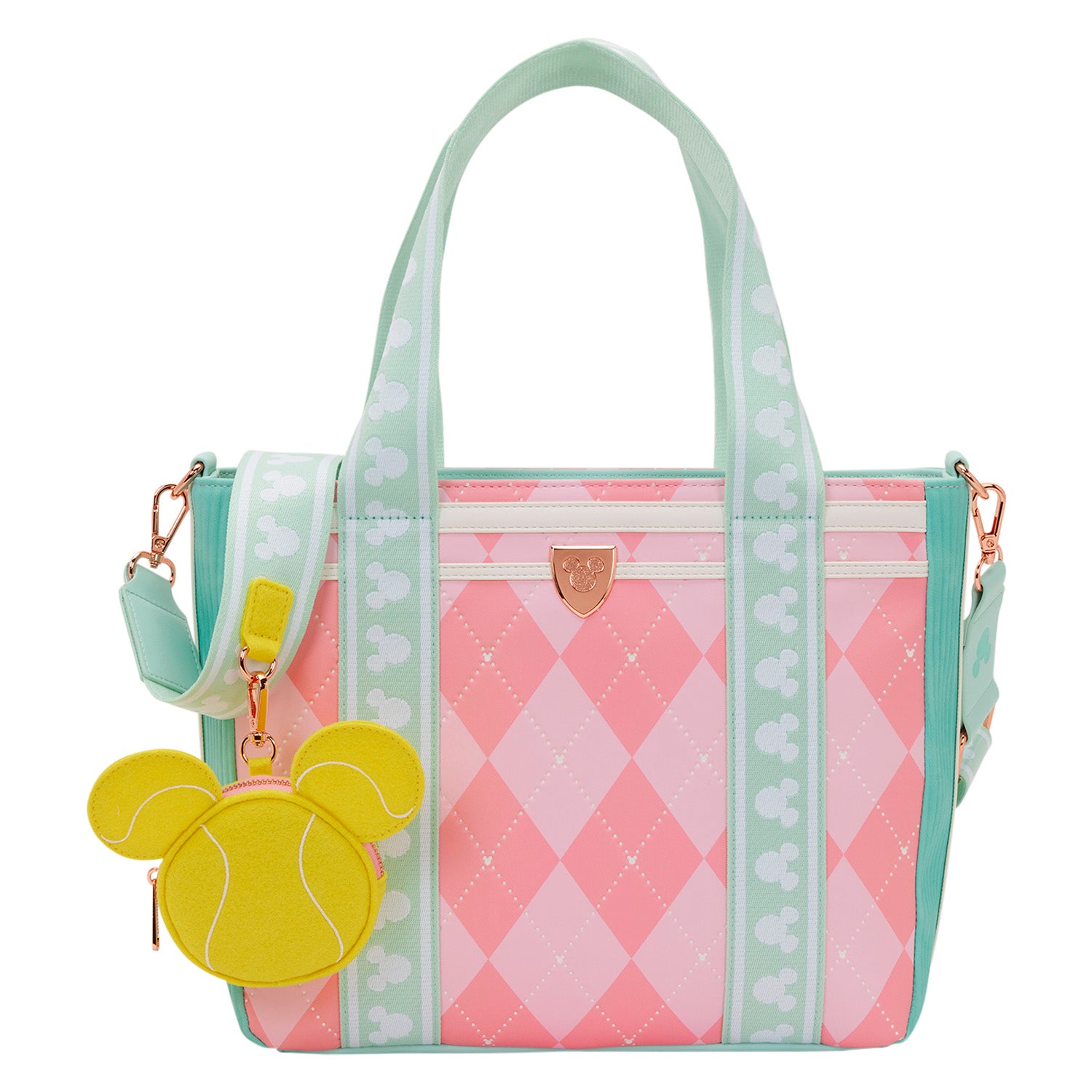 Disney Mickey & Friends Tennis Tote with Coin Purse   - Loungefly