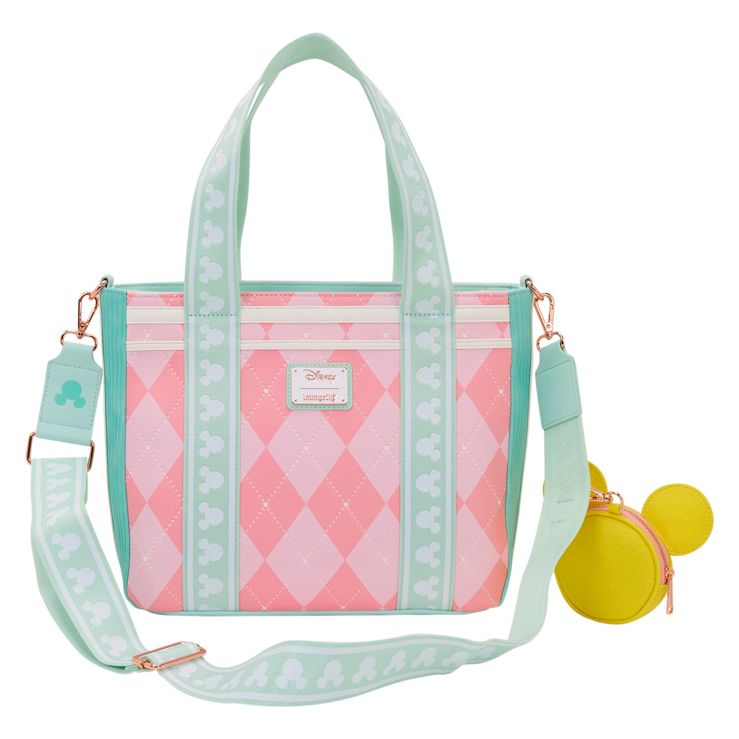 Disney Mickey & Friends Tennis Tote with Coin Purse   - Loungefly