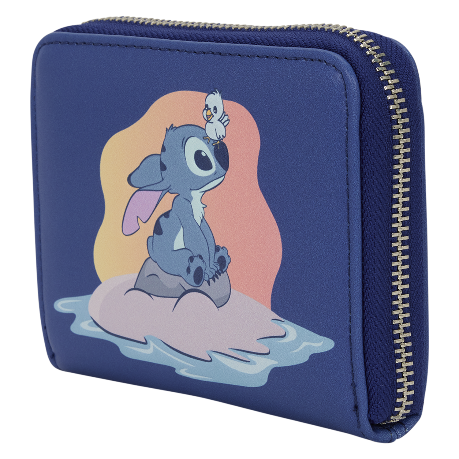 Disney Lilo and Stitch Minimal Sitting on Rock with Bird Wallet - Loungefly