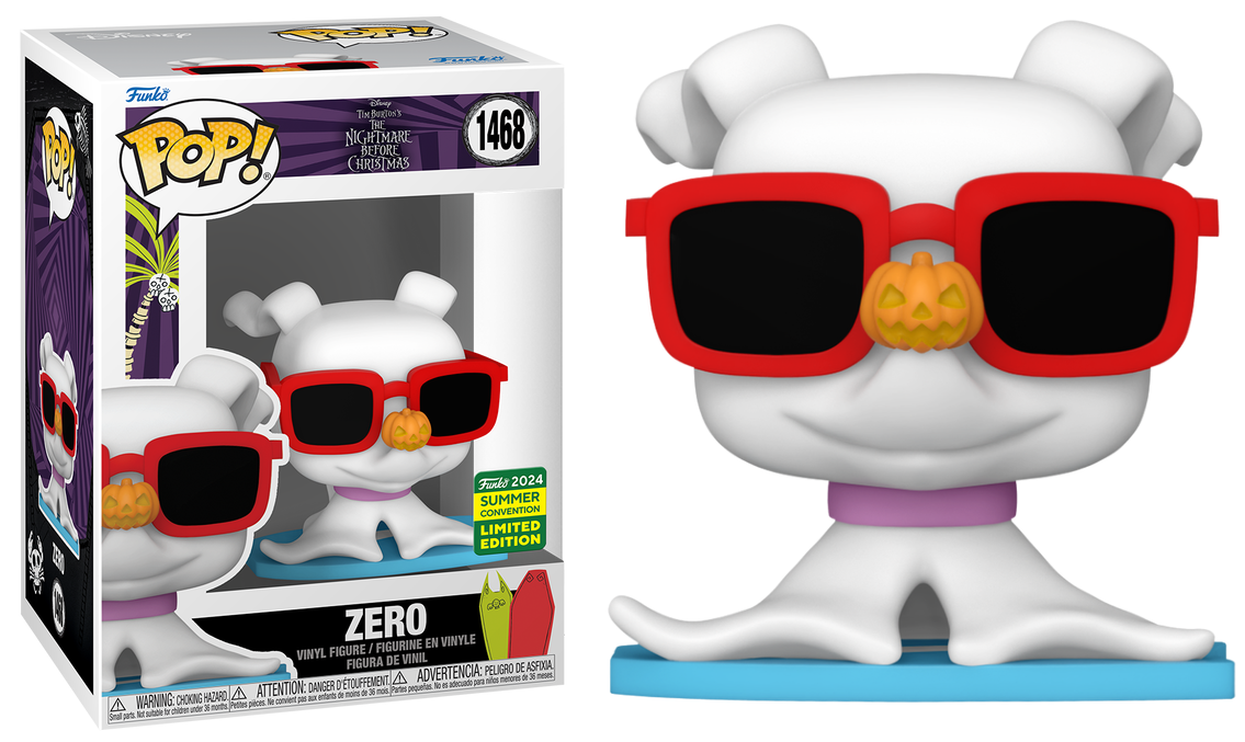 Zero - #1468 - Funko Pop! -  Disney - The Nightmare Before Christmas - 2024 Summer Con Limited Edition