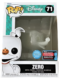 Zero  - #71 - Funko Pop! -  Disney - Glitter - 2022 Fall Con - 3000 Pcs