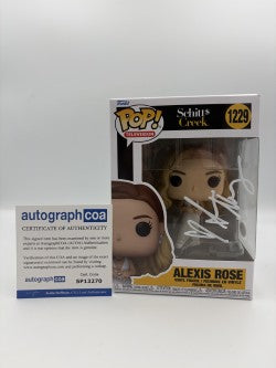 Alexis Rose Schitts Creek - #1229 - Funko Pop! - Signed By Annie Murphy  - Certified By Autographcoa