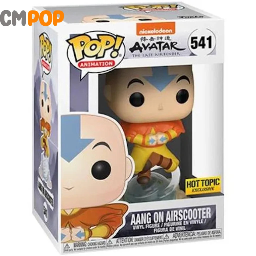 Aang On Airscooter - #541 Funko Pop! Animation Avatar The Last Airbender Hot Topic Exclusive Pop