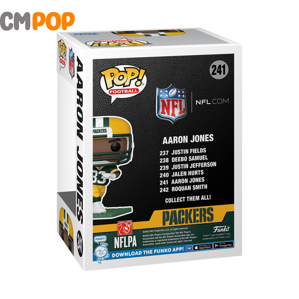 Aaron Jones - #241 Funko Pop! Green Bay Packers Nfl Pop