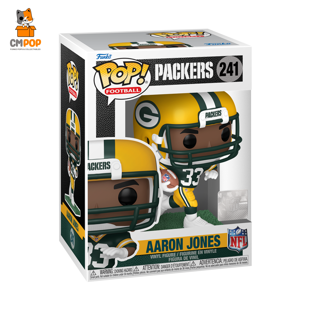 Aaron Jones - #241 Funko Pop! Green Bay Packers Nfl Pop