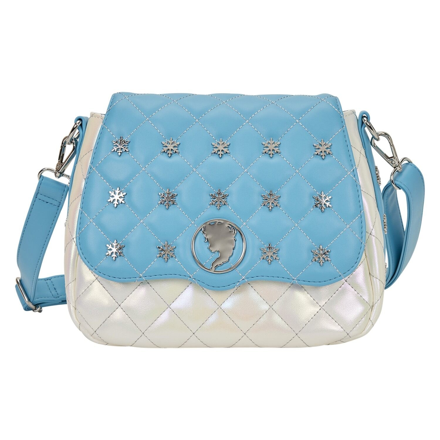 Disney Frozen Elsa Pearlescent Crossbody Bag - Loungefly