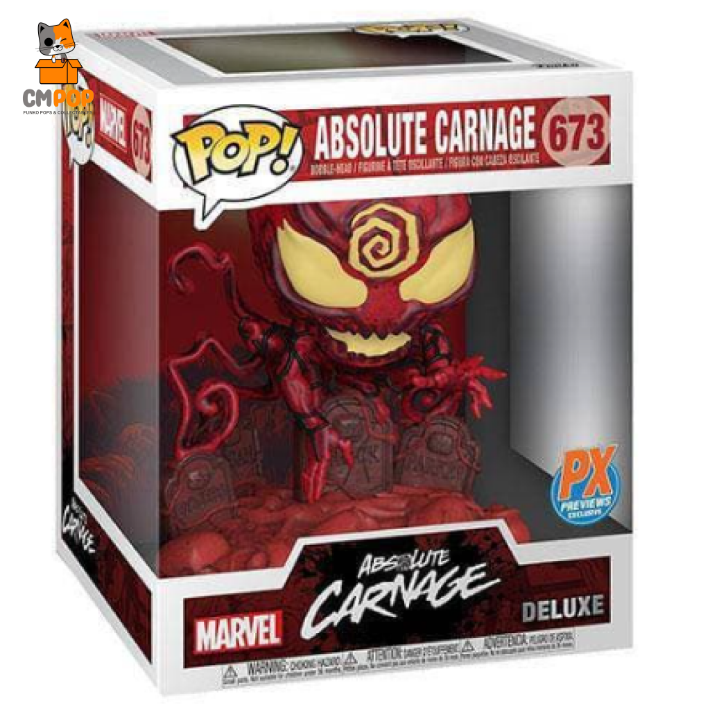 Absolute Carnage - #673 Funko Pop Deluxe Marvel Px Previews Exclusive