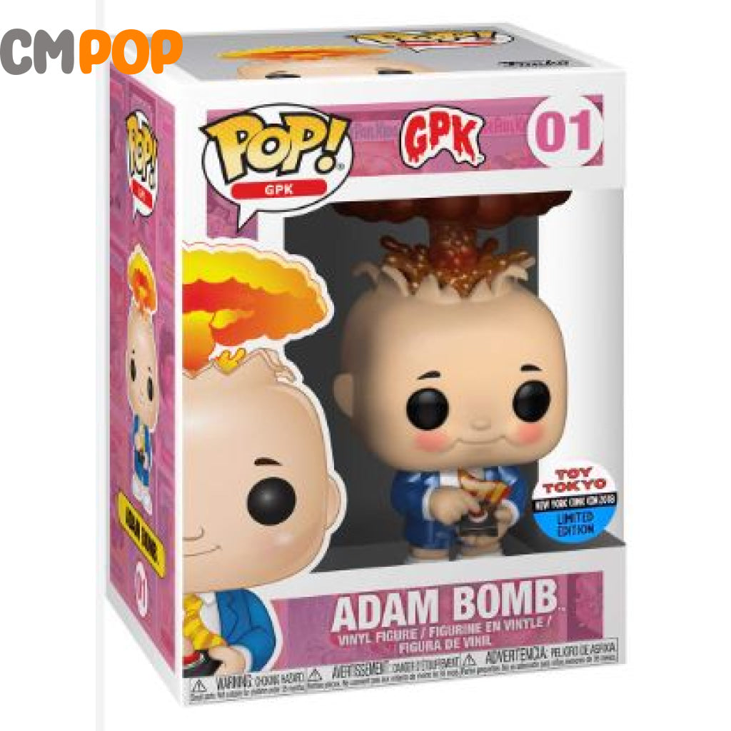 Adam Bomb - #01 Funko Pop! Gpk Toy Tokyo Nycc 2019 Exclusive Pop