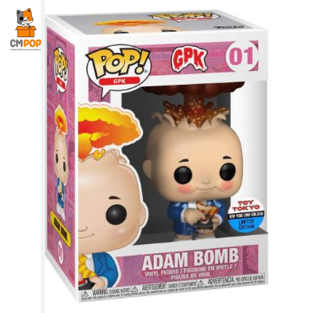 Adam Bomb - #01 Funko Pop! Gpk Toy Tokyo Nycc 2019 Exclusive Pop