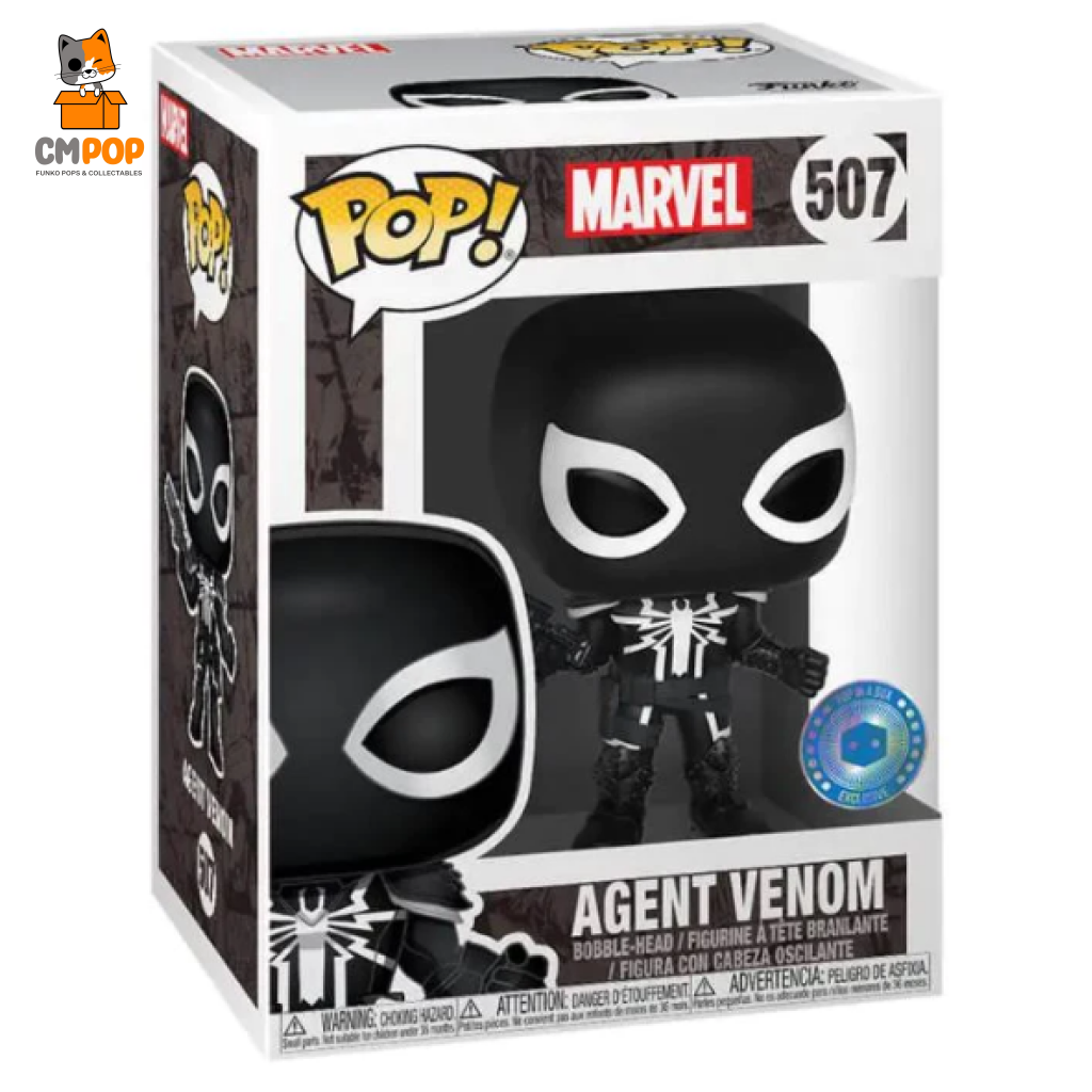 Agent Venom - #507 Funko Pop! Piab Exclusive Pop
