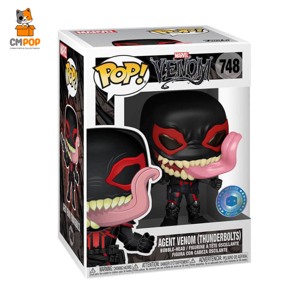 Agent Venom Thunderbolts - #748 Funko Pop! Marvel Piab Exclusive 9/10 Condition Pop