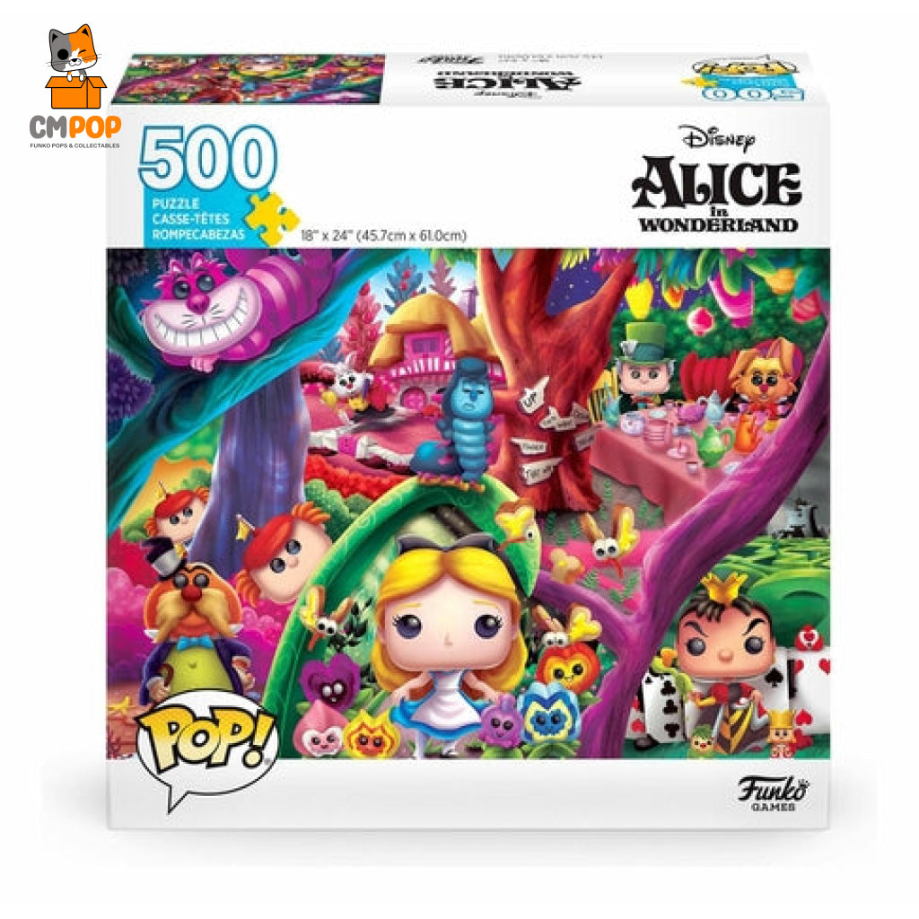 Alice In Wonderland - Pop! Puzzles 500 Pieces Funko Pop