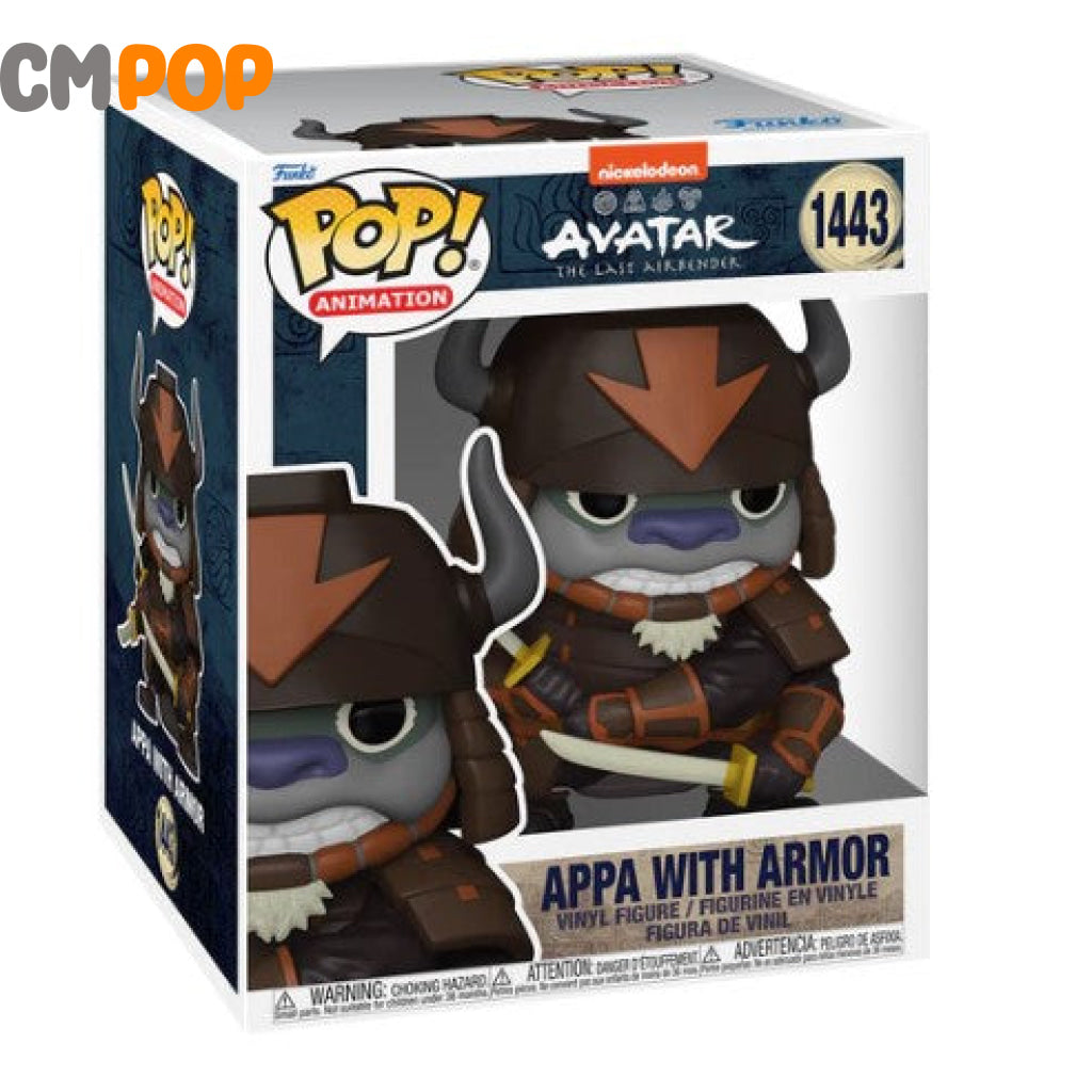 Appa With Armour - #1443 Funko Pop! Avatar The Last Airbender Pop