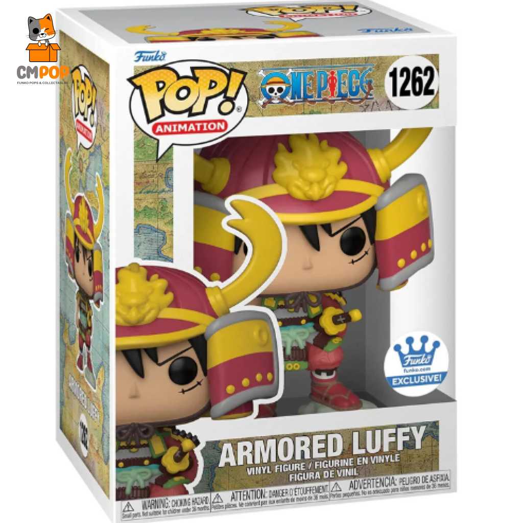 Armored Luffy - #1262 Funko Pop! One Piece Exclusive Pop