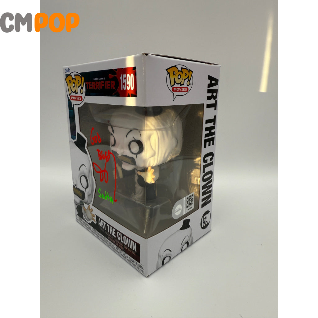 Art the Clown- #1590 - Funko Pop! - Movies - Terrifier - Signed by Daniel Roebuck - Certified Pop! Funko Pop