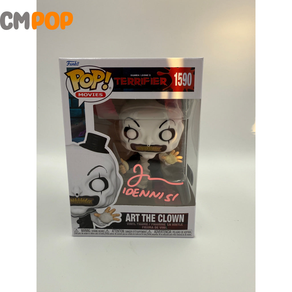 Art the Clown - #1590 - Funko Pop! - Movies - Terrifier - Signed by John Abrahams - Certified Pop! Funko Pop