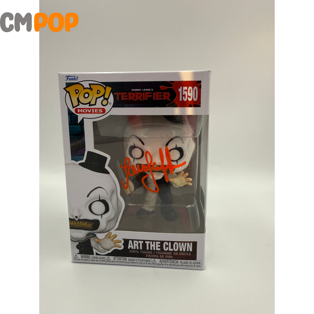 Art The Clown - #1590 - Funko Pop! - Movies - Terrifier - Signed by Samantha Scaffidi- Certified Pop! Funko Pop