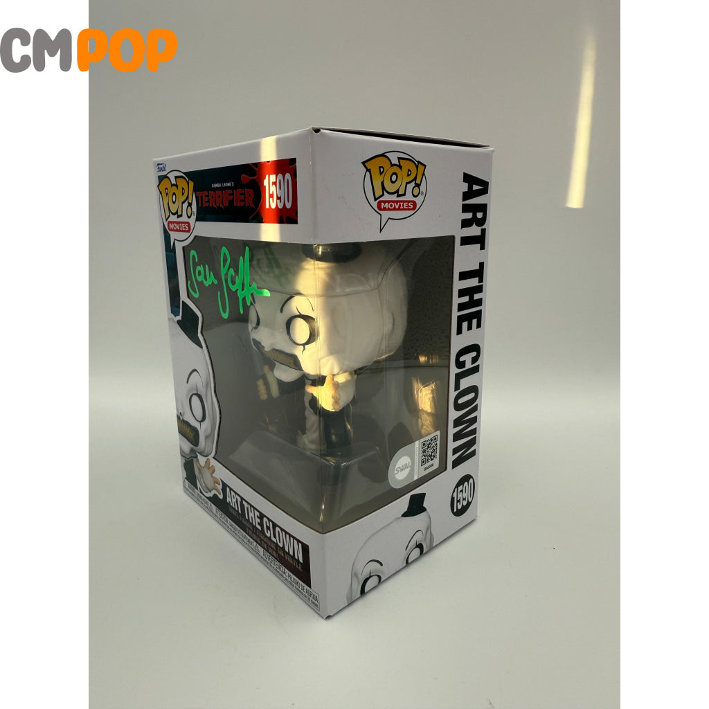 Art the Clown- #1590 - Funko Pop! - Movies - Terrifier - Signed by Samantha Scaffidi - Certified Pop! Funko Pop