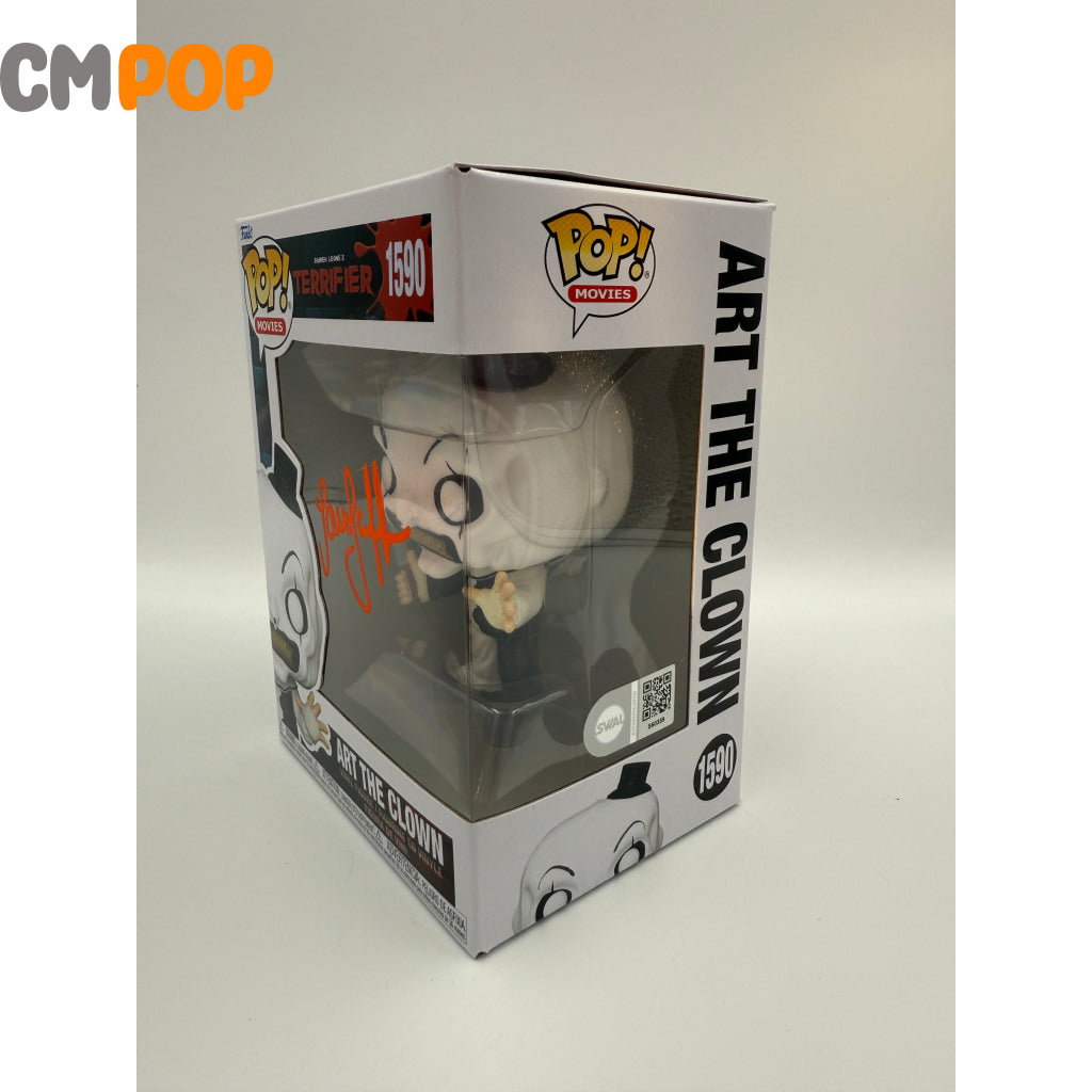 Art The Clown - #1590 - Funko Pop! - Movies - Terrifier - Signed by Samantha Scaffidi- Certified Pop! Funko Pop