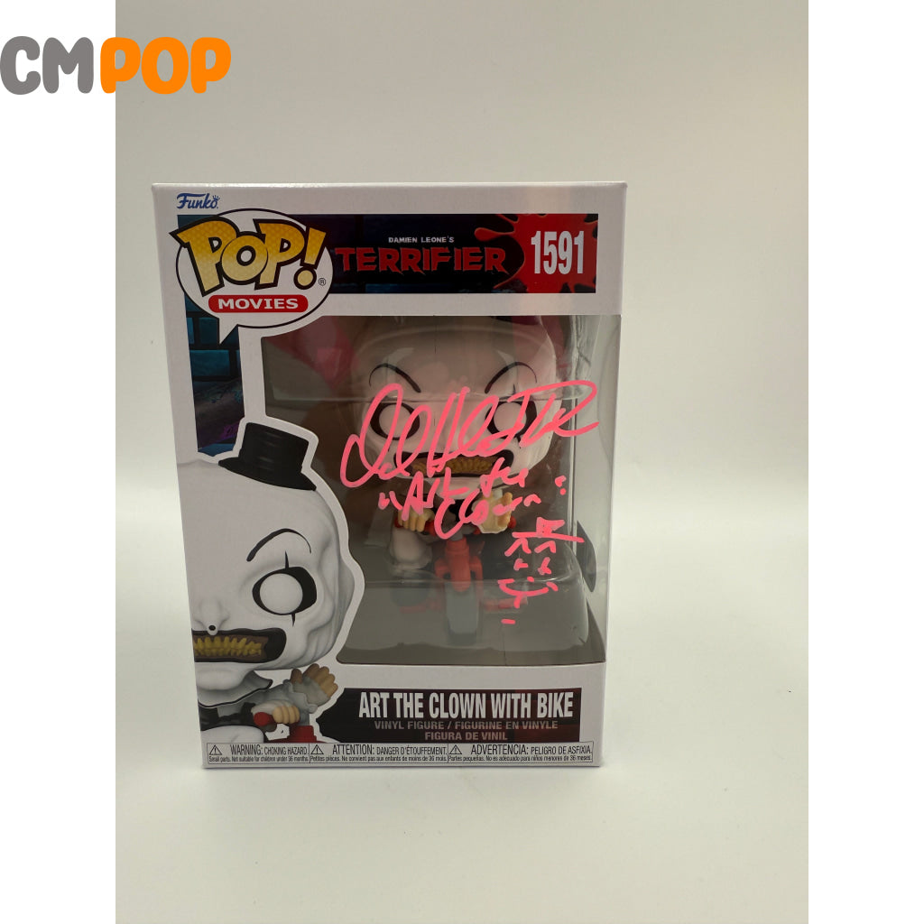Art the Clown with Bike - #1591 - Funko Pop! - Movies - Terrifier - Signed by David Howard Thornton - Certified Pop!
