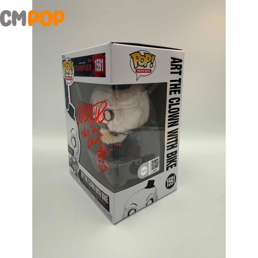Art the Clown with Bike - #1591 - Funko Pop! - Movies - Terrifier - Signed by David Howard Thornton - Certified Pop!