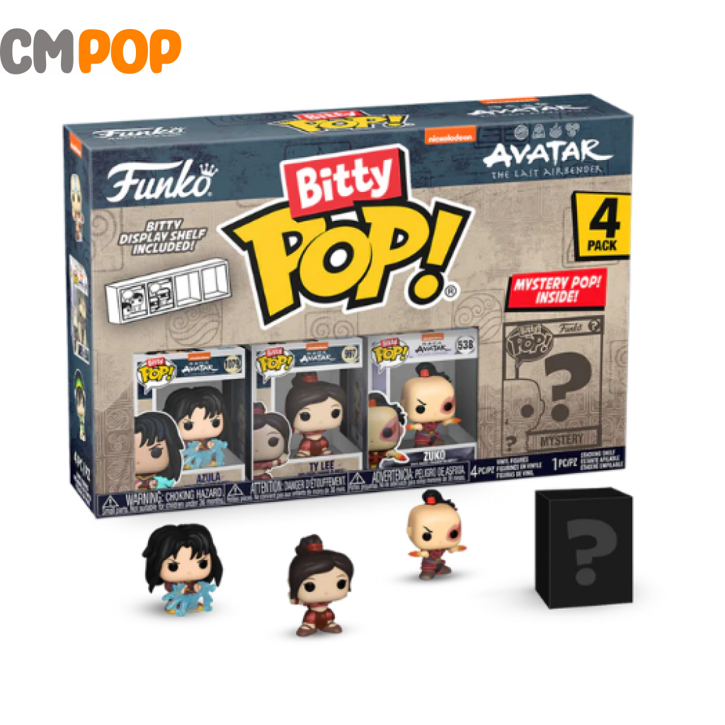 Avatar The Last Airbender - 4 Pack Bitty Funko Pop! Avatar- Pop