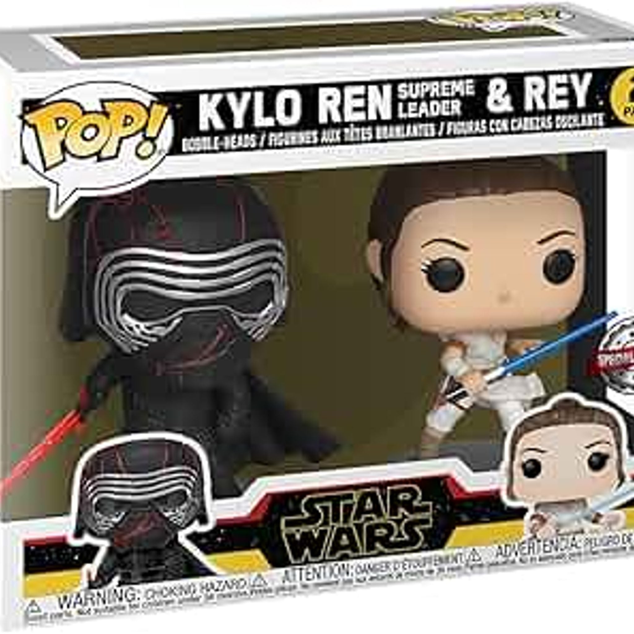Kylo Ren Supreme Leader & Rey - 2 Pack - Star Wars - Funko