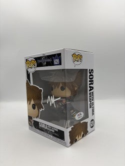 Sora with Ultima Weapon - #620 - Funko Pop! -  Disney - Kingdom Hearts -  Signed By Haley Joel Osment  - Certified by PSA