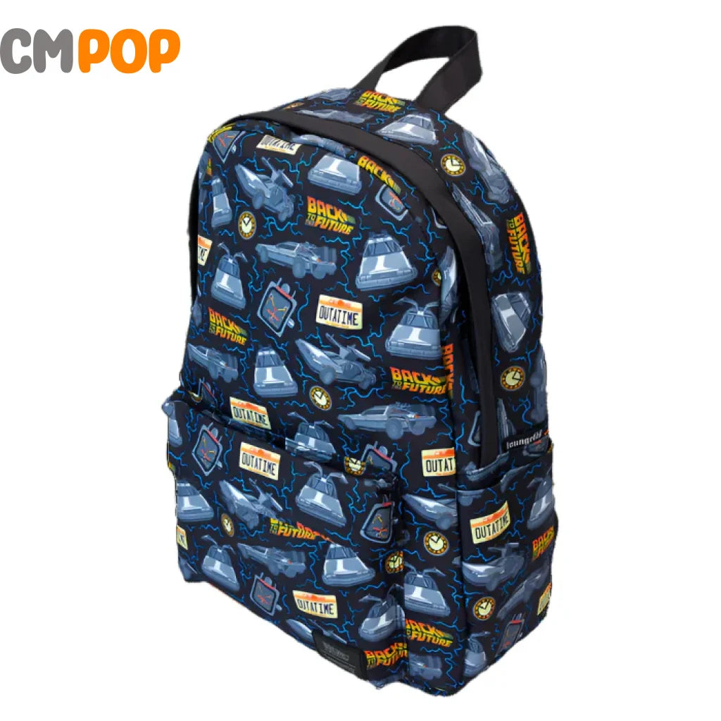 Back To The Future 40th Anniversary Full Size Nylon Backback - Nylon Backpack - Loungefly Loungefly