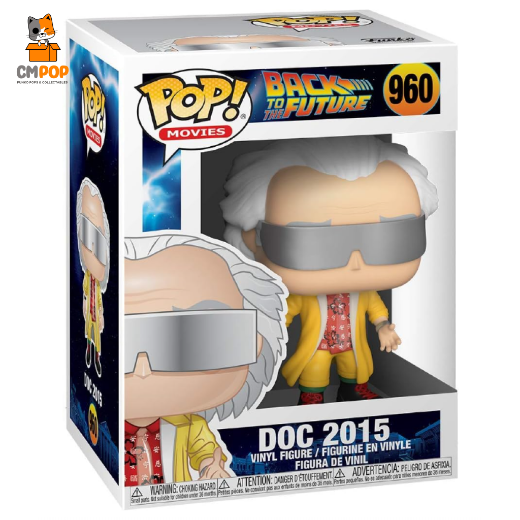 Back To The Future Doc 2015 - #960 Funko Movies Bttf Pop