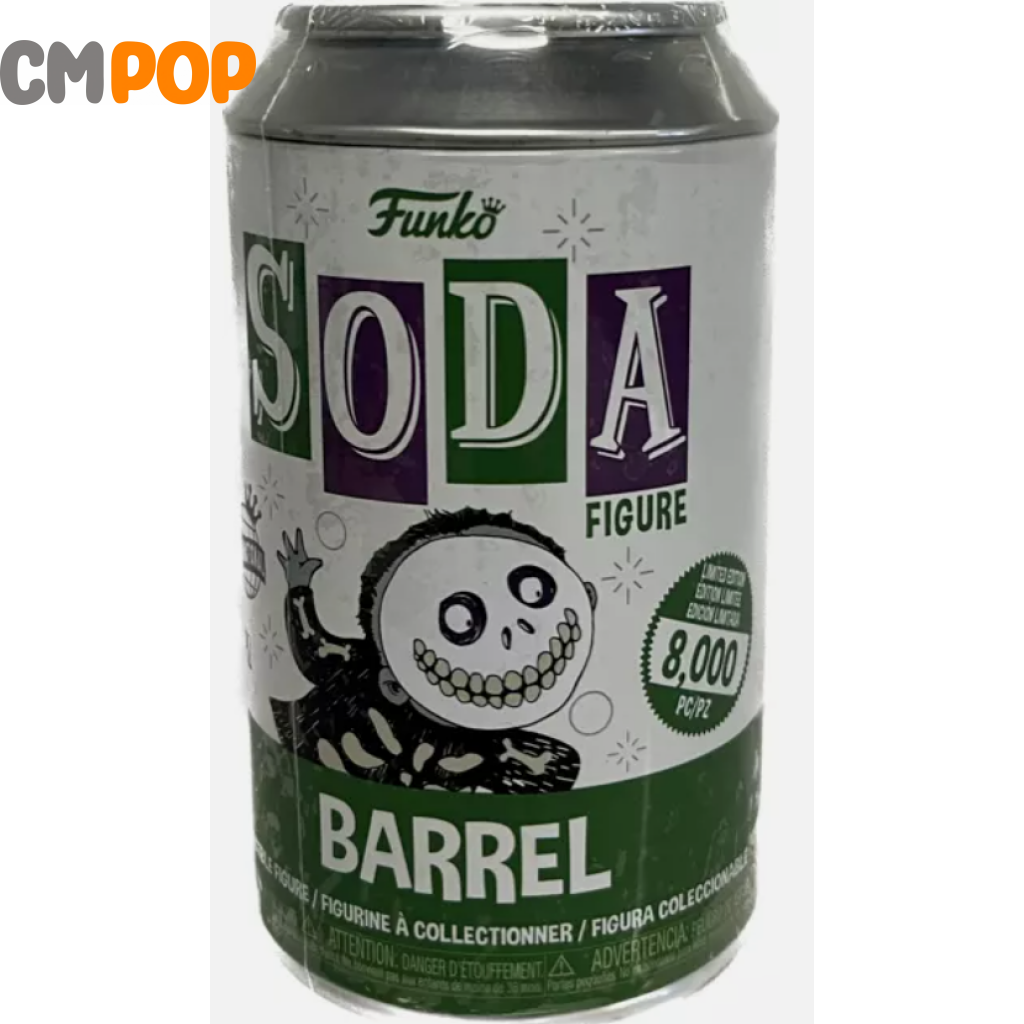 Barrel (Tnbc) - Funko Vinyl Soda 8 000 Pieces Chance Of Chase