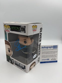 Oliver Queen  - #206 - Funko Pop! - Television - Arrow - Signed By Stephen Amell - Autographcoa Certified Funko Pop!