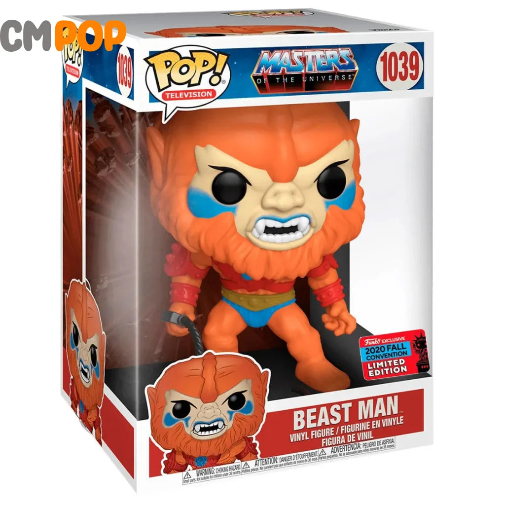 Beast Man (Jumbo) - #1039 Funko Pop! Television Motu 2020 Fall Convention Limited Edition Pop