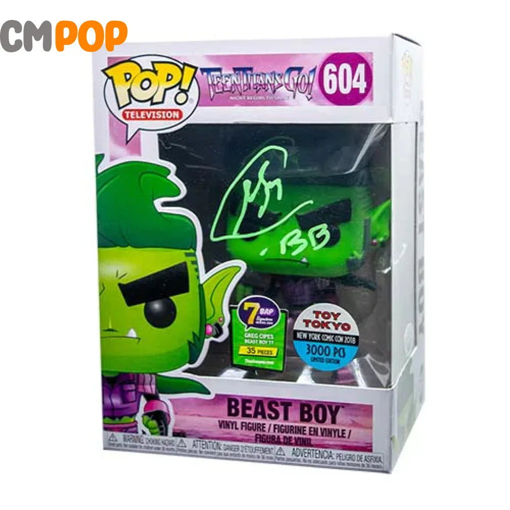 Beastboy - #604 Funko Pop! Television Teen Titans Go Toy Tokyo New York Comic Con 2018 Greg Cipes