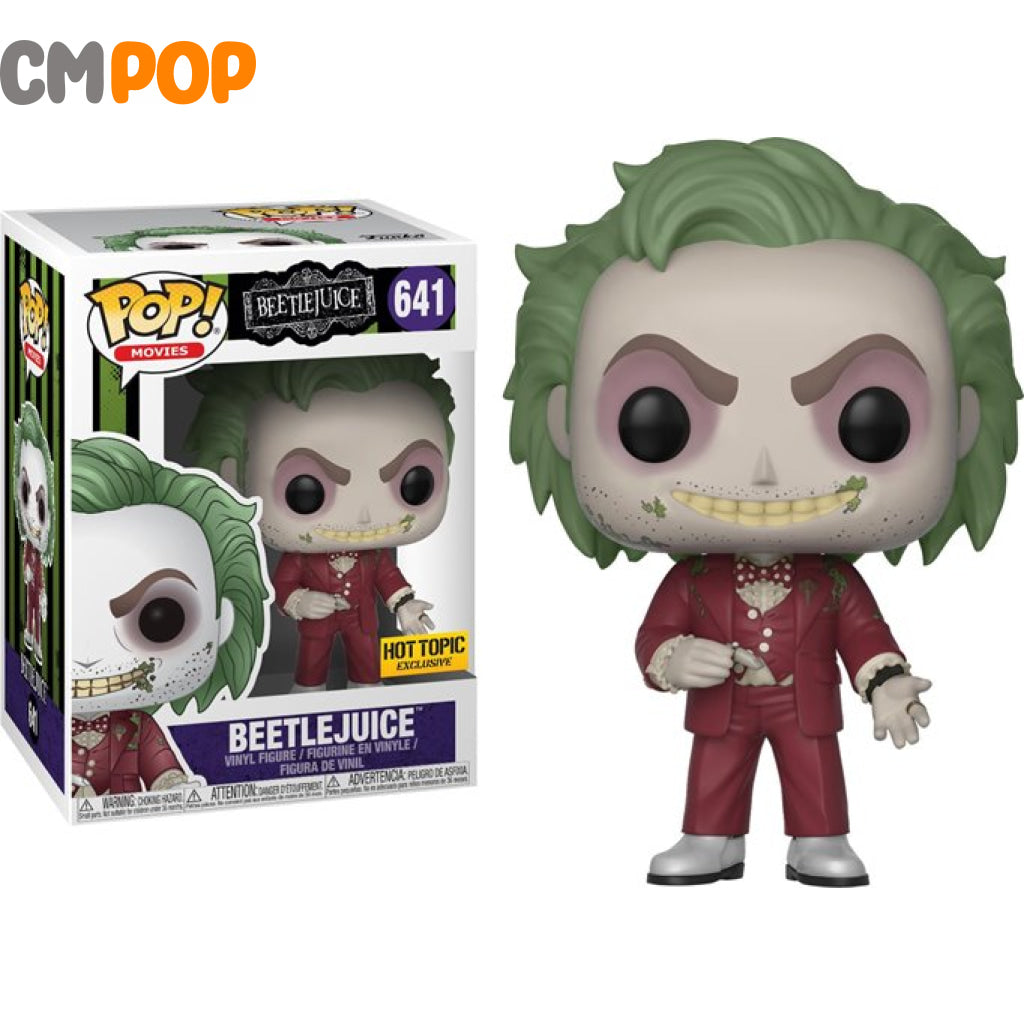 Beetlejuice - #641 - Funko Pop! - Movies - Beetlejuice - Hot Topic Exclusive