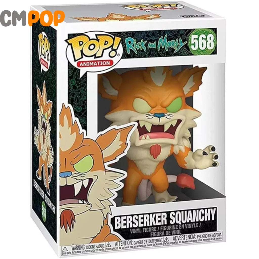 Berserker Squanchy - #568 Funko Pop! Animation -Rick And Morty Pop