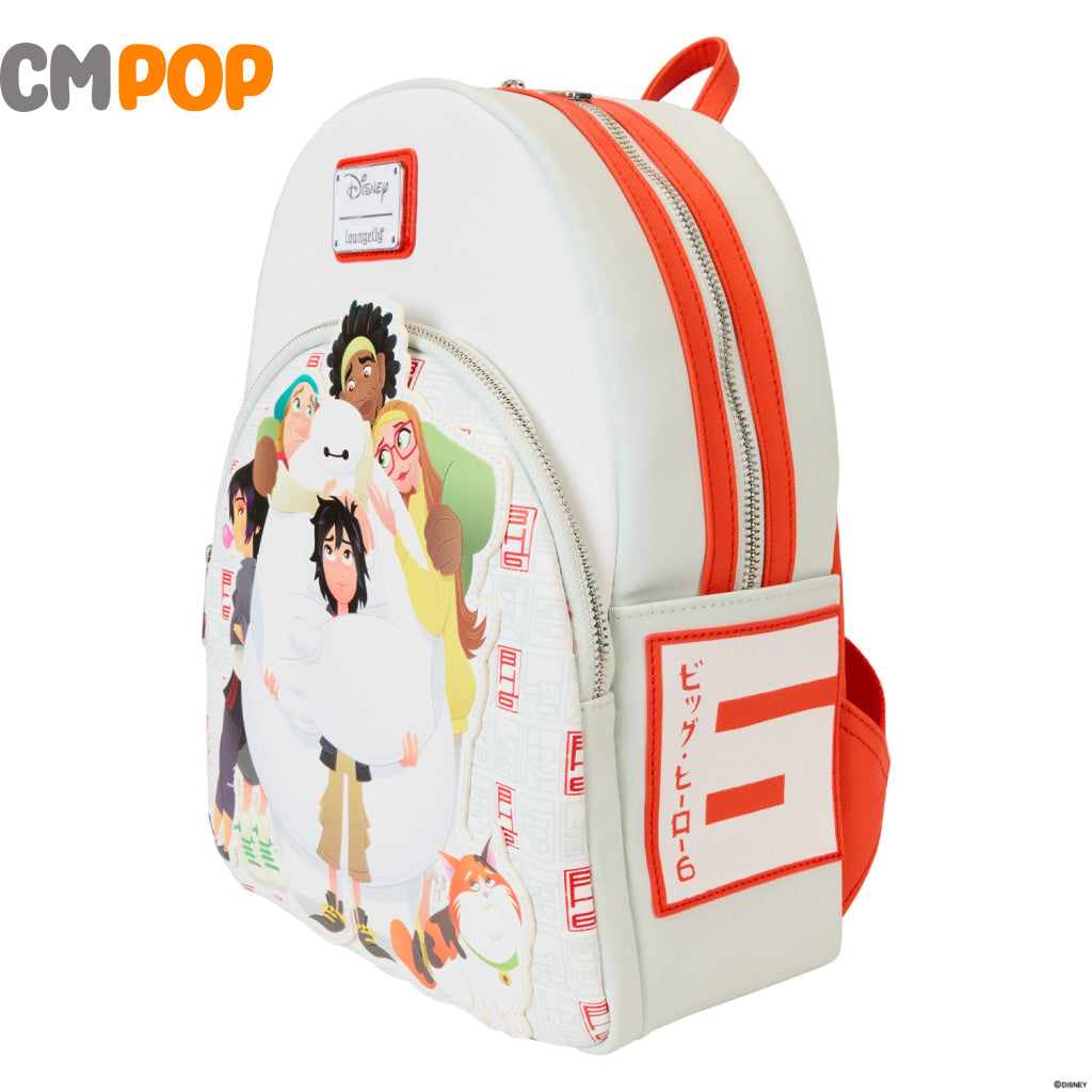 Big Hero 6 10Th Anniversary Baymax Gang Mini Backpack - Loungefly
