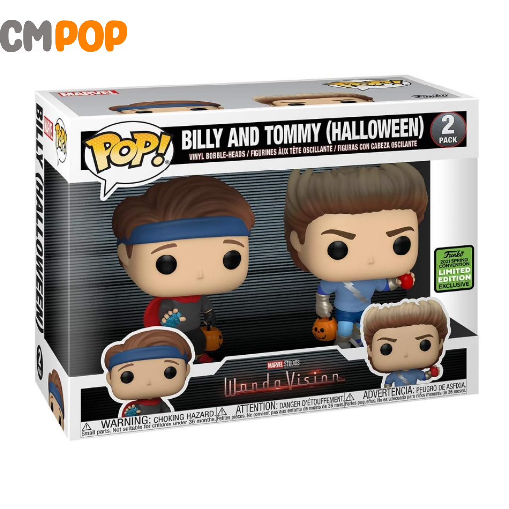 Billy And Tommy (Halloween) 2 Pk - Funko Pop! Marvel Wanda Vision 2021 Spring Convention Exclusive