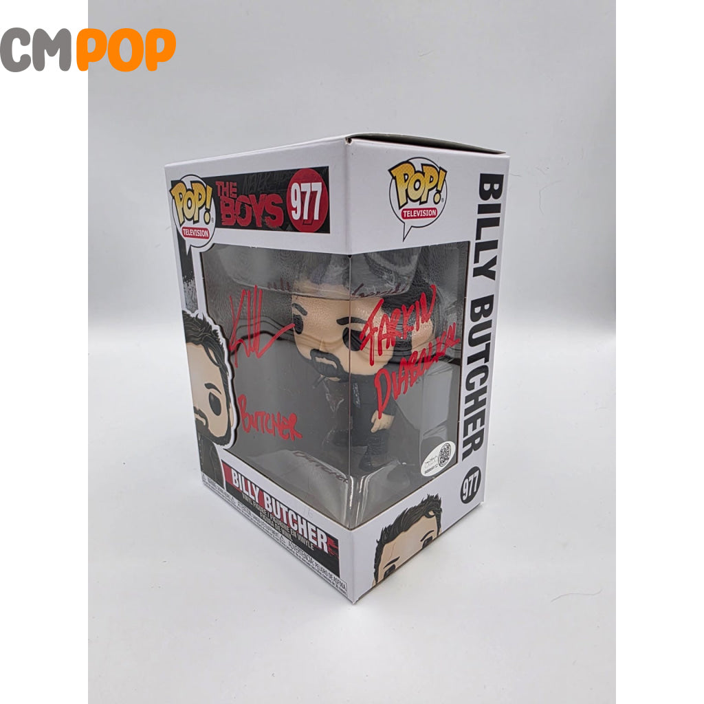 Billy Butcher - #977 - Funko Pop! - The Boys - Signed by Karl Urban - Certified Pop! Funko Pop