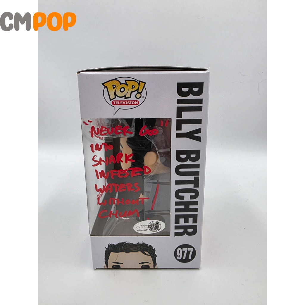 Billy Butcher - #977 - Funko Pop! - The Boys - Signed by Karl Urban - Certified Pop! Funko Pop