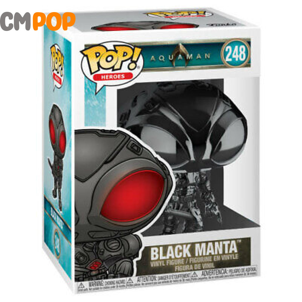 Pop 248 Black Manta - #248 - Funko Pop! - Heroes - DC - AquaMan