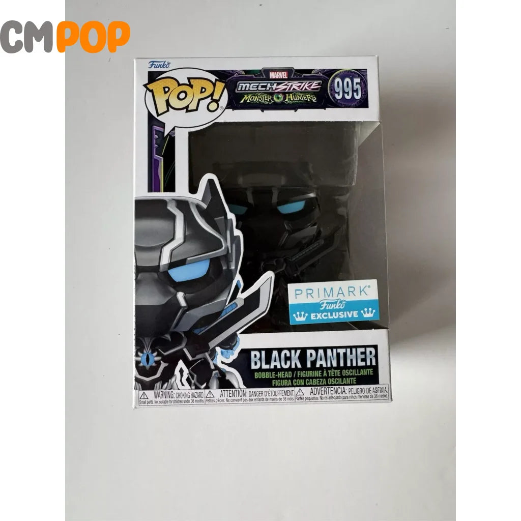 Black Panther - #995 Funko Pop! Marvel Mech Strike Monster Hunters Primark Exclusive Pop