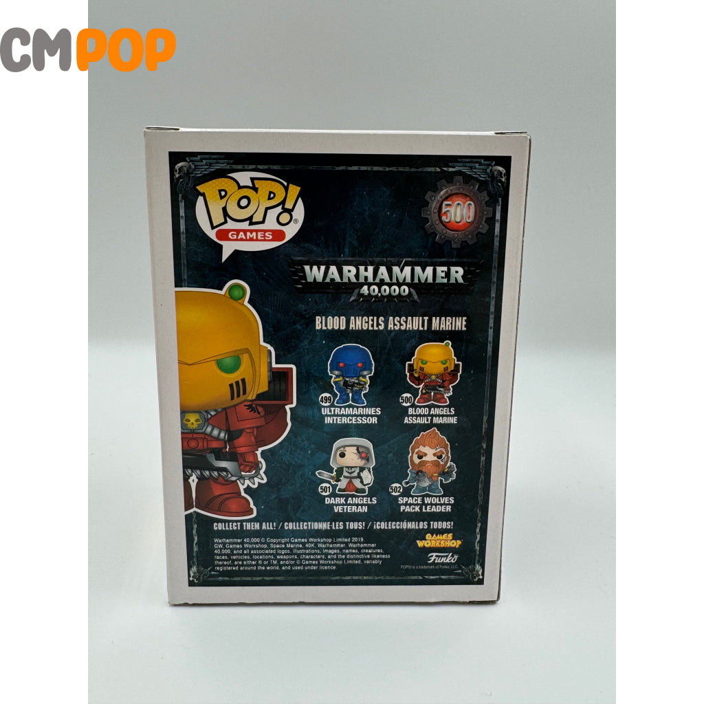 Blood Angels Assault Marine - #500 Funko Pop! Games Warhammer 40000 Pop