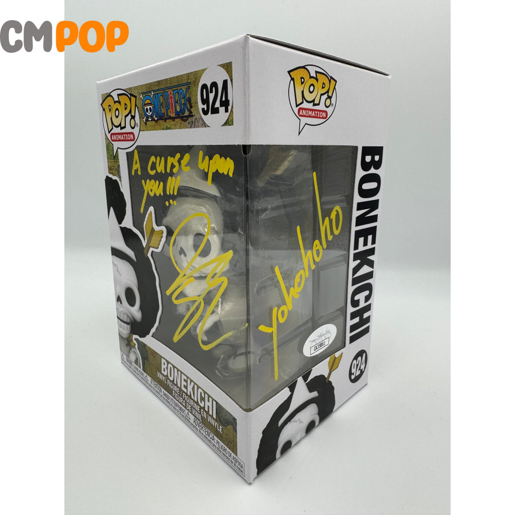 Bonekichi - #924 Funko Pop! Animation One Piece Signed By Ian Sinclair- Certified Pop