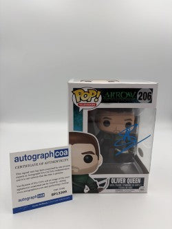 Oliver Queen  - #206 - Funko Pop! - Television - Arrow - Signed By Stephen Amell - Autographcoa Certified Funko Pop!