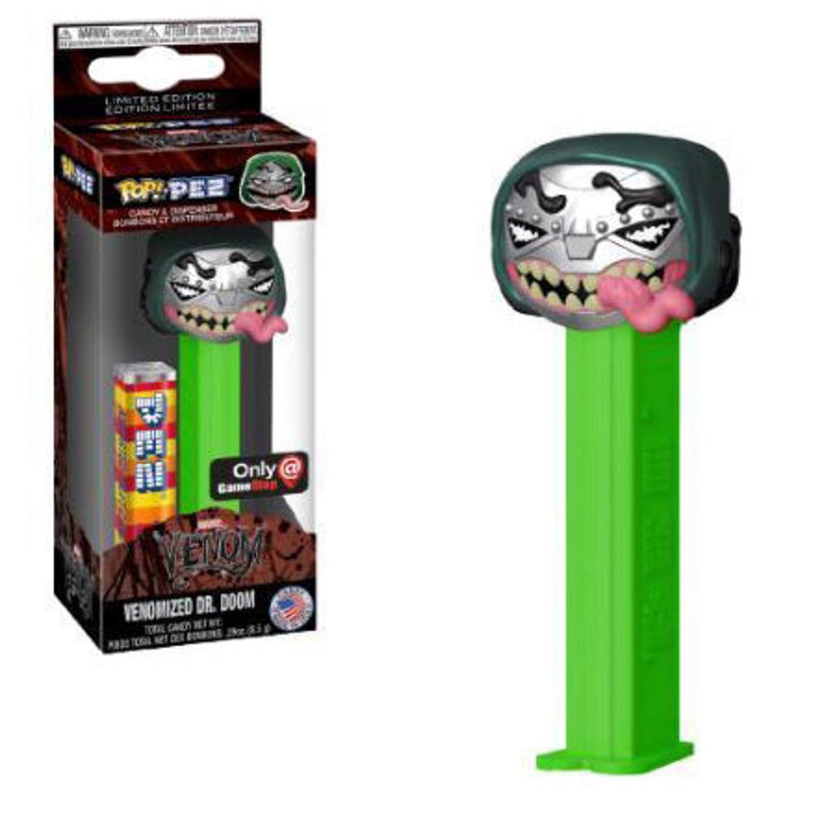 Pez Venomized Dr Doom Exclusive Dispenser - # - Funko POP!