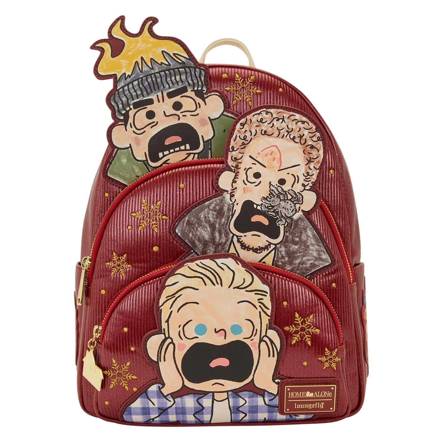 Home Alone Triple Pocket Mini Backpack – Loungefly - PRE ORDER - On Sale 3rd October